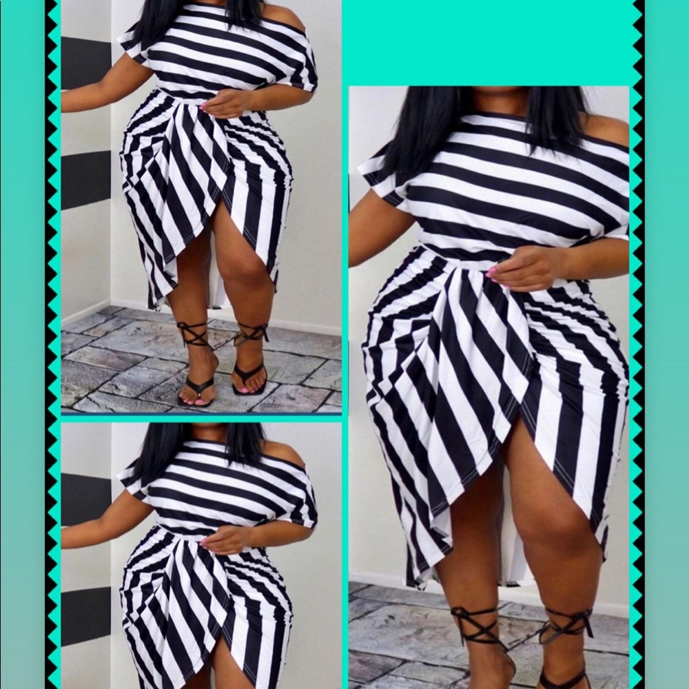 Black and White Dress